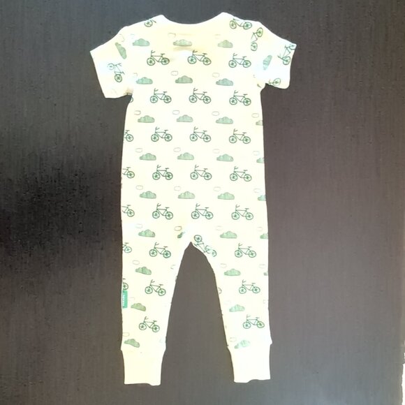NWT Parade 100% Organic Cotton One Piece Baby Outfit With Double Zip - Picture 2 of 5